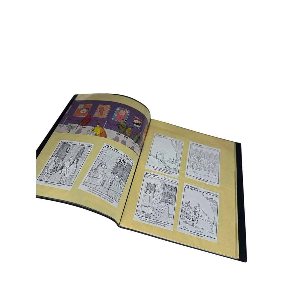 The Far Side Gary Larson Comic Clippings Lot Scrapbook Binder 100+ Comics
